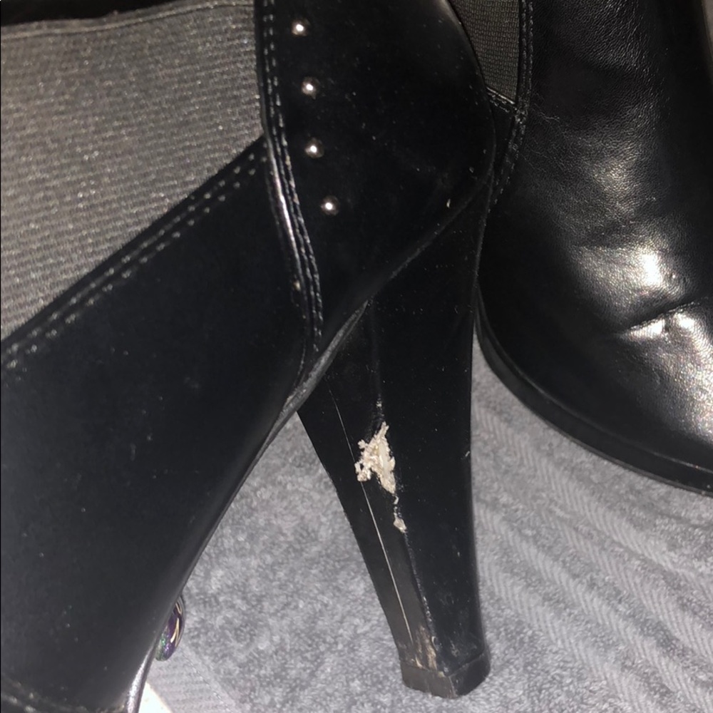 Beautiful black stretch comfort shoe - Picture 4 of 4